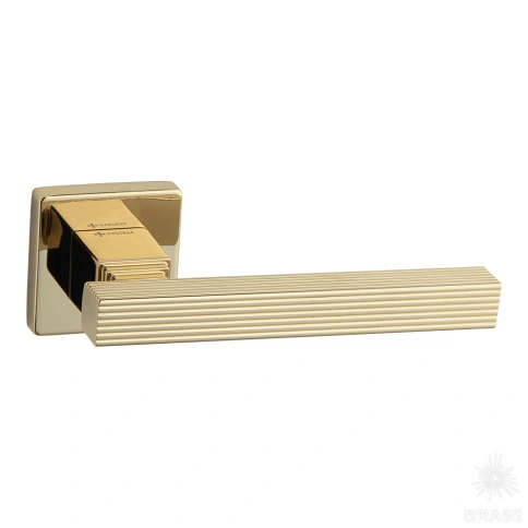 Brass Ручка дверная HA220LRO11 GL TRONE-L глянцевое золото фото 1