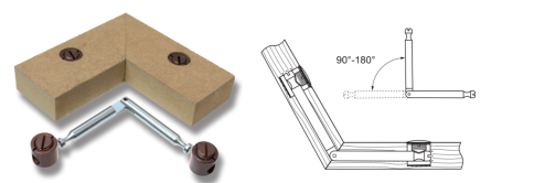 BRASS 11.03.570-0 Дюбель шарнирный двусторонний для «SYSTEM S», М6, сталь фото 3