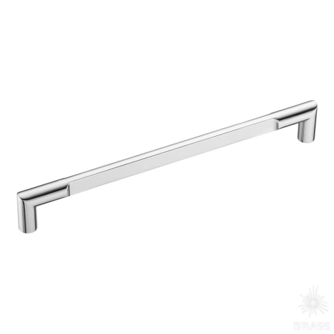 Brass Ручка скоба 8900 0192 Chrome глянцевый хром 192 мм фото 1