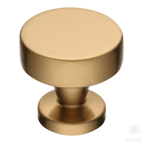 alt="Купить Ручка кнопка 30-Champagne Gold матовая латунь Brass мебельная фурнитура оптом и в розницу"