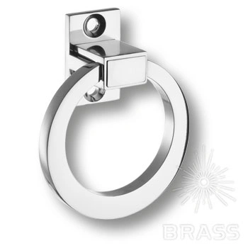 Brass Ручка кольцо BU 013.55 CS 07 глянцевый хром фото 1