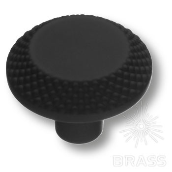 Brass Ручка кнопка 4102 001MP24 чёрный фото 1