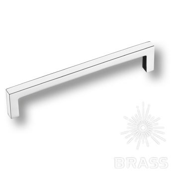 Brass Ручка скоба 7938 0128 CR глянцевый хром 128 мм фото 1