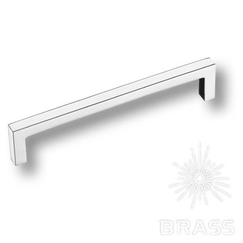 Brass Ручка скоба 7938 0128 CR глянцевый хром 128 мм фото 1