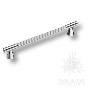 Brass Ручка скоба 1119 192MP02 глянцевый хром 192 мм фото 1