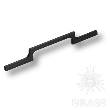 Brass Ручка скоба 1112 128MP24 чёрный 128 мм фото 1