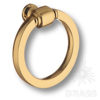 Brass Ручка кольцо 3200 0050 GL-GL глянцевое золото фото 1
