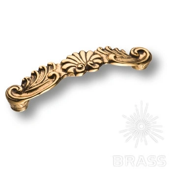 Brass Ручка скоба эксклюзивная коллекция 852.128.28 античное золото 128 мм фото 1