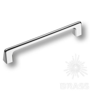 Brass Ручка скоба 1107 160MP02 глянцевый хром 160 мм фото 1