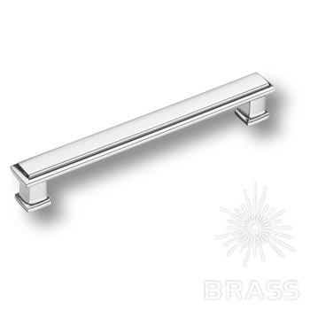 Brass Ручка скоба 1104 160MP02 глянцевый хром 160 мм фото 1