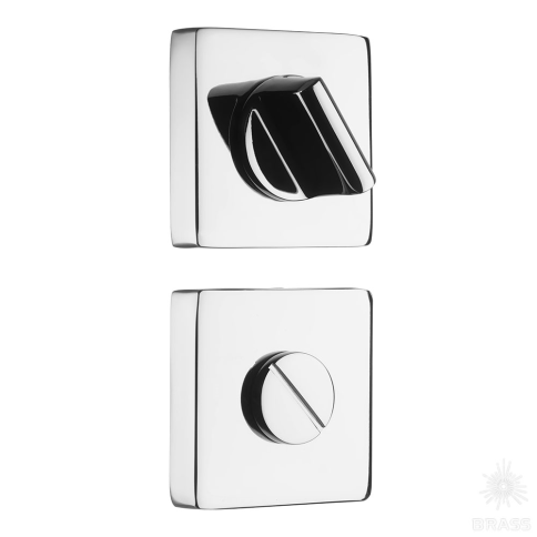 Brass Накладка с поворотной кнопкой RO11W6 CR ROSET глянцевый хром фото 1