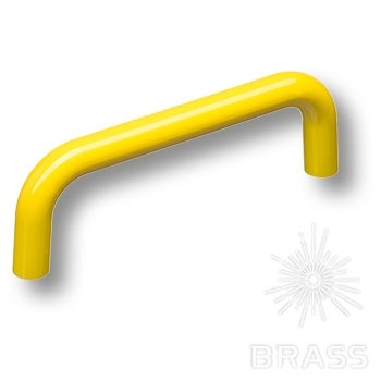 Brass Ручка скоба детская 627AM желтый глянцевый 96 мм фото 1