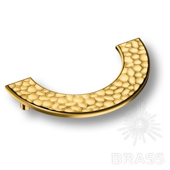 Brass Ручка скоба 1195 128MP11 глянцевое золото 128 мм фото 1