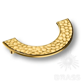 Brass Ручка скоба 1195 128MP11 глянцевое золото 128 мм фото 1