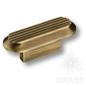 Brass Ручка кнопка 9006 0016 ABM состаренная латунь 16 мм фото 1
