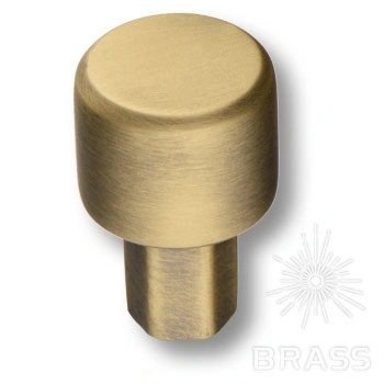 Brass Ручка кнопка 4126 001MP30 состаренная латунь  фото 1