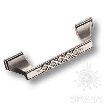 Brass Ручка скоба 15.127.96.16 старое серебро 96 мм фото 1