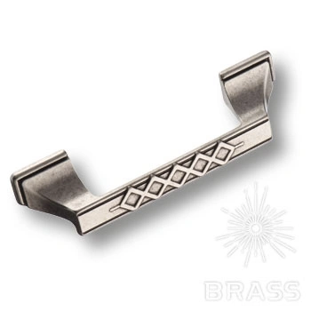 Brass Ручка скоба 15.127.96.16 старое серебро 96 мм фото 1