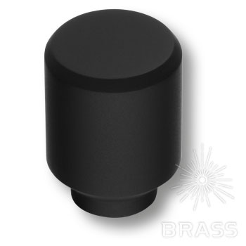 Brass Ручка кнопка 4237 001MP24 черный фото 1