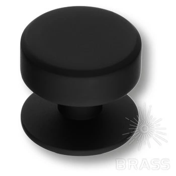 Brass Ручка кнопка 4238 002MP24 черный фото 1
