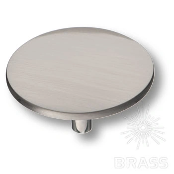 Brass Ручка кнопка 4137 002MP08 сатинированный никель фото 1