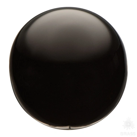Brass Ручка кнопка 9818 T BLACK черный фото 1