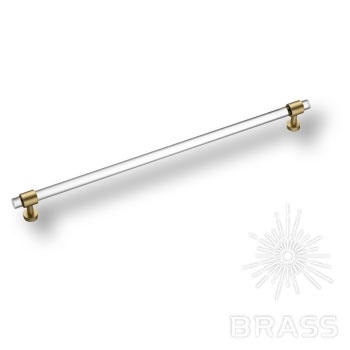 Brass Ручка рейлинг BU 020.320.36 полированная латунь 320 мм фото 1