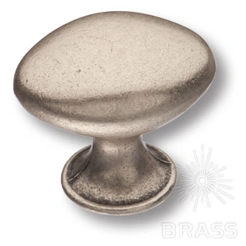 Brass Ручка кнопка 15.340.00.16 старое серебро фото 1