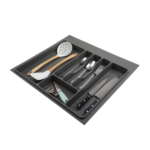 Лоток для столовых приборов T60VG в базу 600 мм вулканический серый фото 5