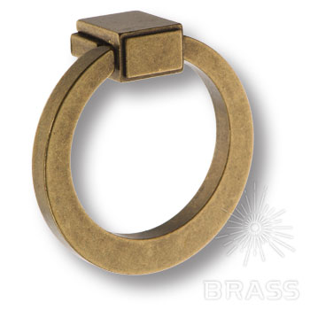 Brass Ручка кольцо BU 013.55.12 античная бронза фото 1