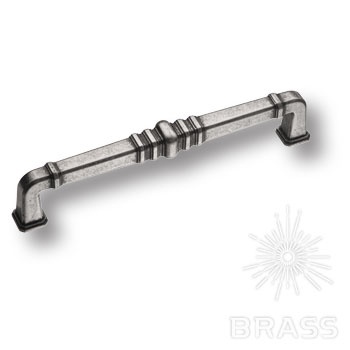 Brass Ручка скоба KT 012.160.16 старое серебро 160 мм фото 1
