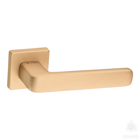Brass Ручка дверная HA195RO11 ELX5 GAMMA брашированная латунь фото 1
