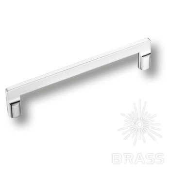 Brass Ручка скоба 9393 0160 CR глянцевый хром 160 мм фото 1