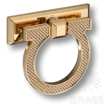 Brass Ручка кольцо 4979 152MP11 глянцевое золото фото 1