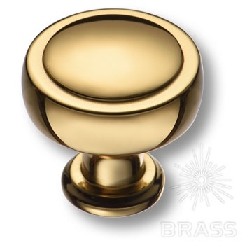Brass Ручка кнопка 1915 0038 GL глянцевое золото фото 1