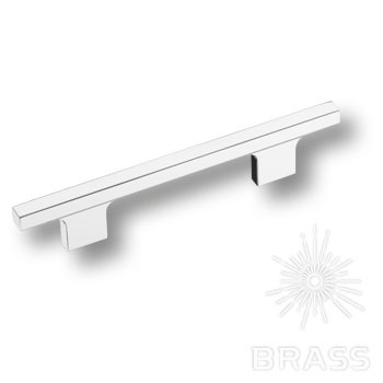 Brass Ручка скоба 8080.0096.032 полированный алюминий 96 мм фото 1
