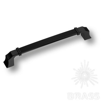 Brass Ручка скоба 546-160-Matt Black черный матовый 160 мм фото 1