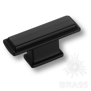Brass Ручка кнопка 4104 016MP24 черный 16 мм фото 1