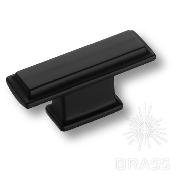 Brass Ручка кнопка 4104 016MP24 черный 16 мм фото 1