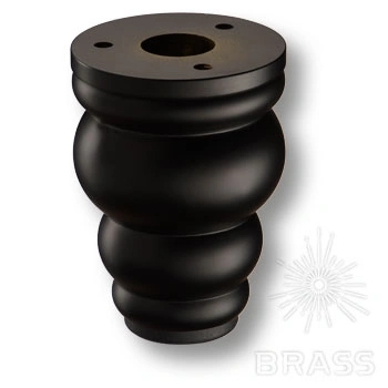 Brass Опора мебельная KAL-0005-0080-B13 черный 80 мм фото 1