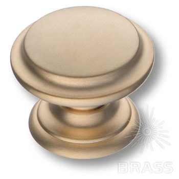 Brass Ручка кнопка 8462-020 матовая латунь фото 1