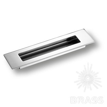 Brass Ручка врезная 1174 160MP02 глянцевый хром 160 мм фото 1