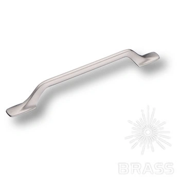 Brass Ручка скоба 1111 160MP08 сатинированный никель 160 мм фото 1