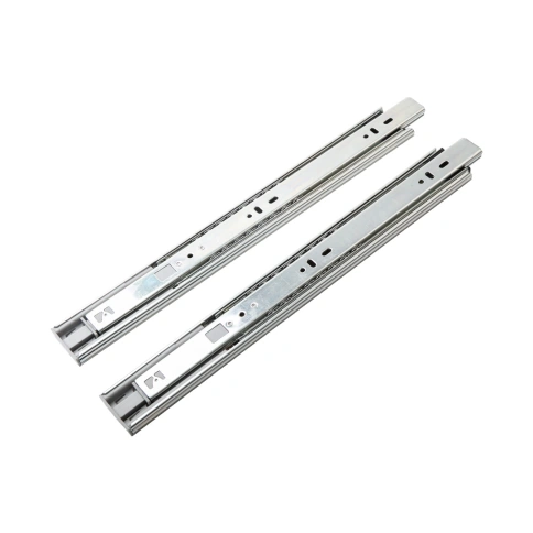 Направляющие шариковые DM45-350-D-PO-F полного выдвижения push-to-open с доводчиком 45/350 мм фото 1