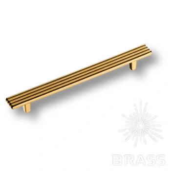 Brass Ручка скоба 372160MP11 глянцевое золото 160 мм фото 1