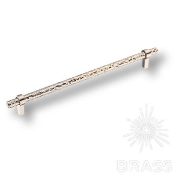Brass Ручка рейлинг 25235-080-T13-256 глянцевый никель 256 мм фото 1