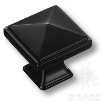 Brass Ручка кнопка 4222 0008 AL6 черный фото 1