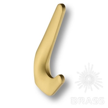 Brass Крючок мебельный двухрожковый 7113 010MP35 матовое золото фото 1