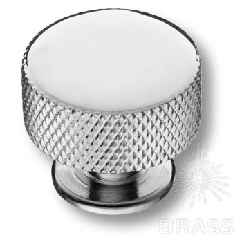 Brass Ручка кнопка 1820 Chrome глянцевый хром фото 1