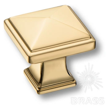 Brass Ручка кнопка 4222 0008 GL глянцевое золото фото 1